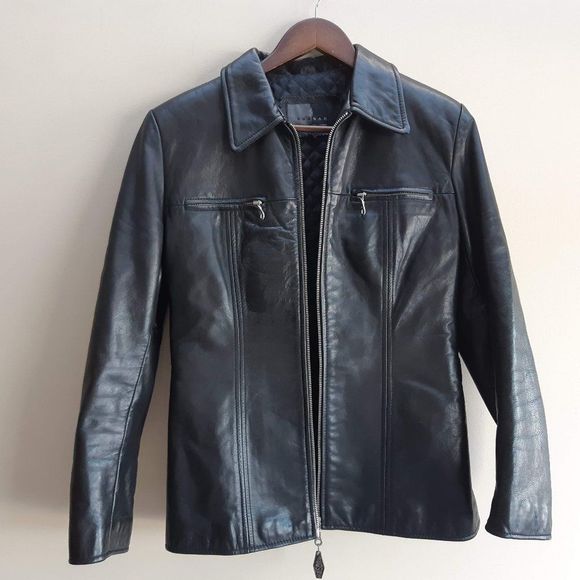 RUDSAK Black Leather Jacket - Picture 1 of 5